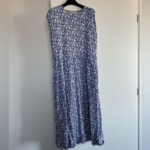 Boden easy cotton t-shirt midi dress, relaxed fit. Size 14R.